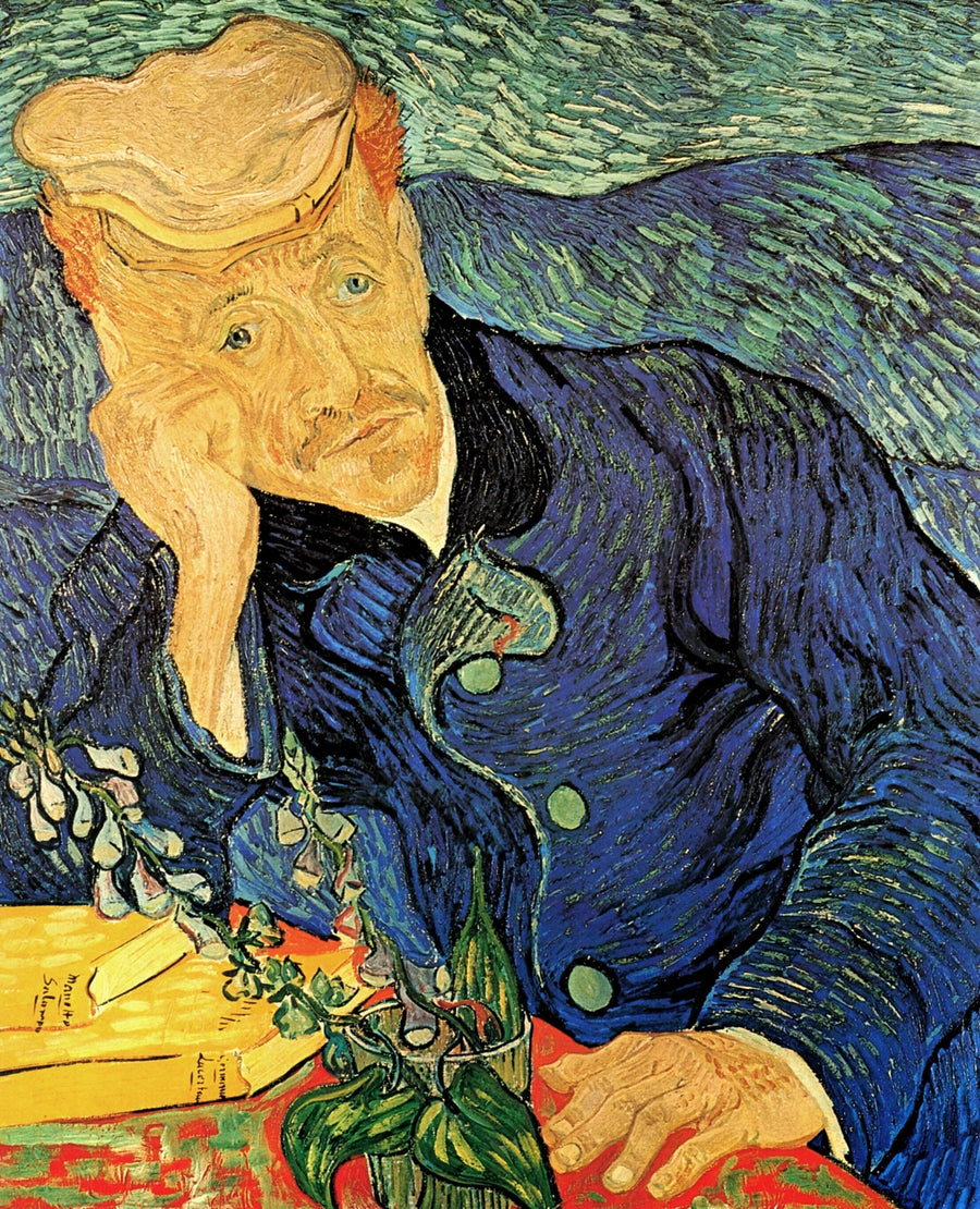 Dijital dal ile Dr. Gachet'in Portresi - Vincent van Gogh