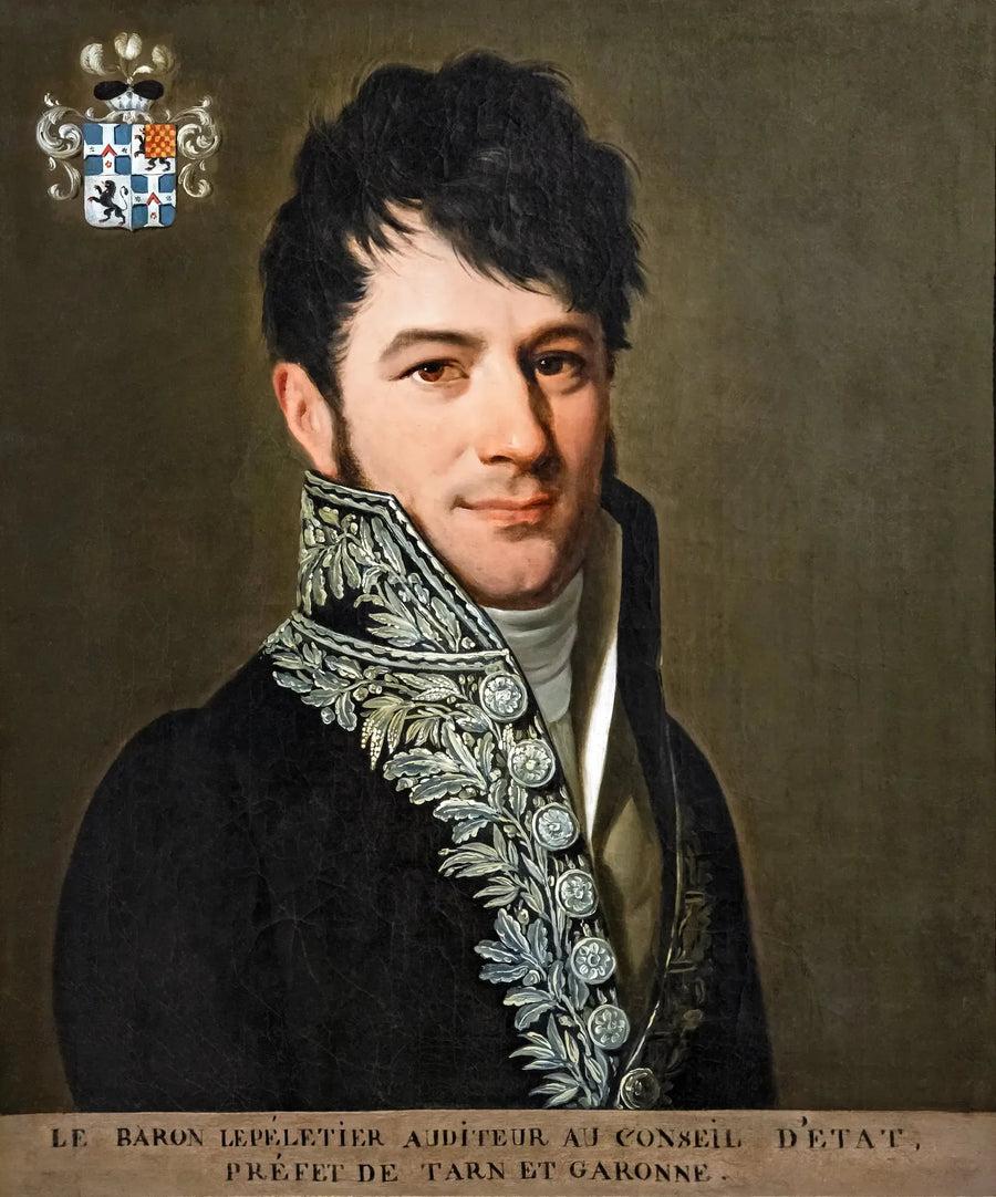 Tarn-et-Garonne valisi Baron Le Pelletier portresi - Louis-Léopold Boilly