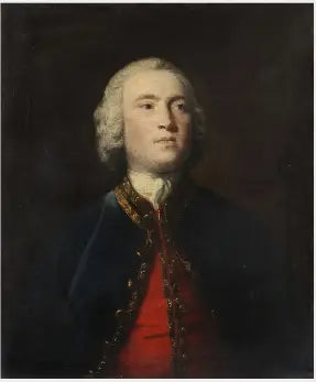 Kaptan George Edgcumbe portresi, gelecekteki Mount-Edgcumbe 1. kontu (1720-1795) - Joshua Reynolds