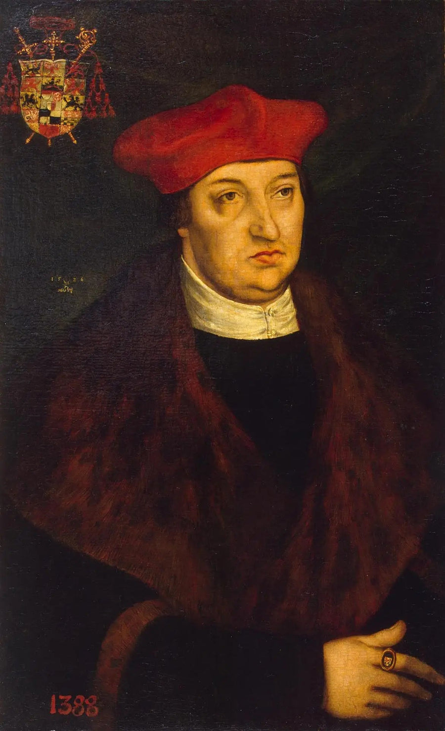 Albrecht Kardinal Portresi - Lucas Cranach the Elder