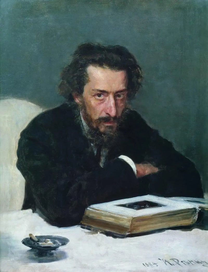 Besteci ve gazeteci Pavel Ivanovitch Blaramberg Portresi - Ilya Repin