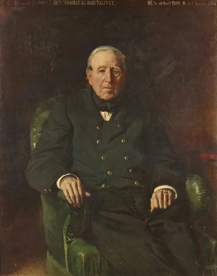 Montalivet Kontu Portresi - Léon Bonnat