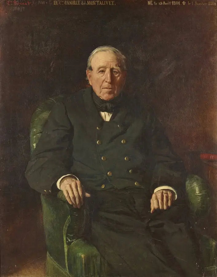 Montalivet Kontu Portresi - Léon Bonnat