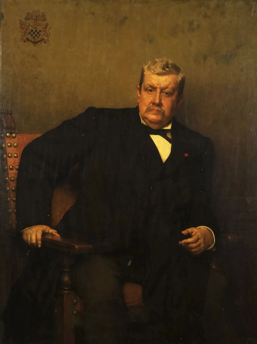 Kont Oswald de Kerchove de Denterghem Portresi - Jules Lefebvre