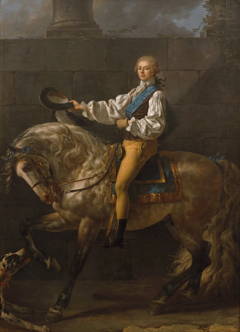 Kont Stanislas Potocki Portresi - Jacques-Louis David