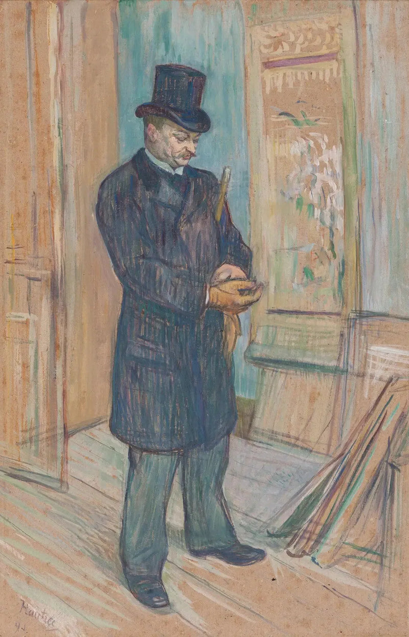 Dr. Henri Bourges'un Portresi - Henri de Toulouse-Lautrec