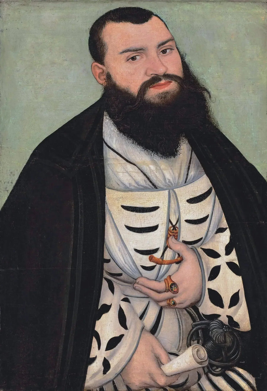 Dr. Johann Scheiring Portresi - Lucas Cranach the Elder