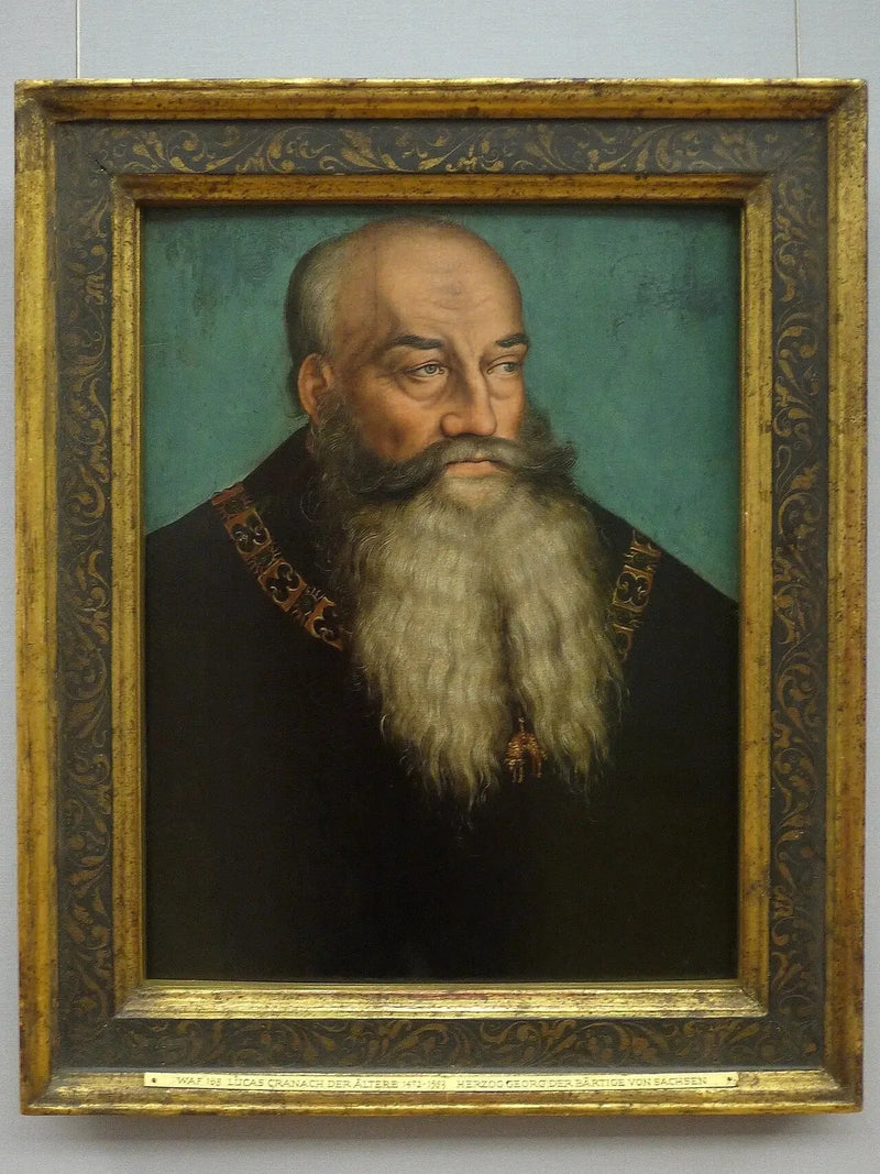 Saxe Dükü Georges'in Portresi, Georges the Barbu - Lucas Cranach the Elder