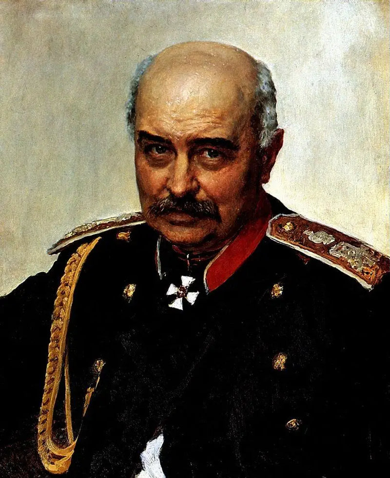 General ve Devlet Adamı Mikhail İvanoviç Dragomirov Portresi - Ilya Repin