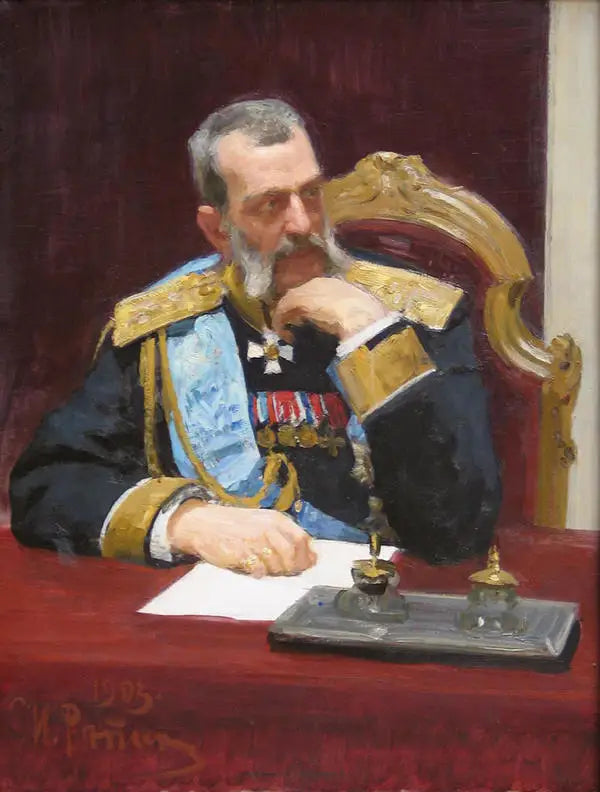 Portrait du grand-duc Vladimir Alexandrovitch - Ilya Repin - Alpha Reproduction