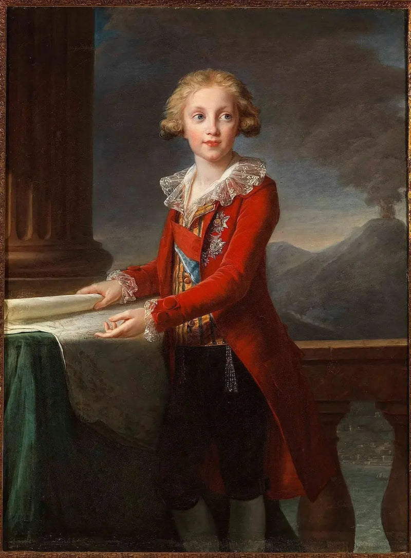 Genç Francesco de Bourbon-Sicile Portresi - Élisabeth Vigée Le Brun