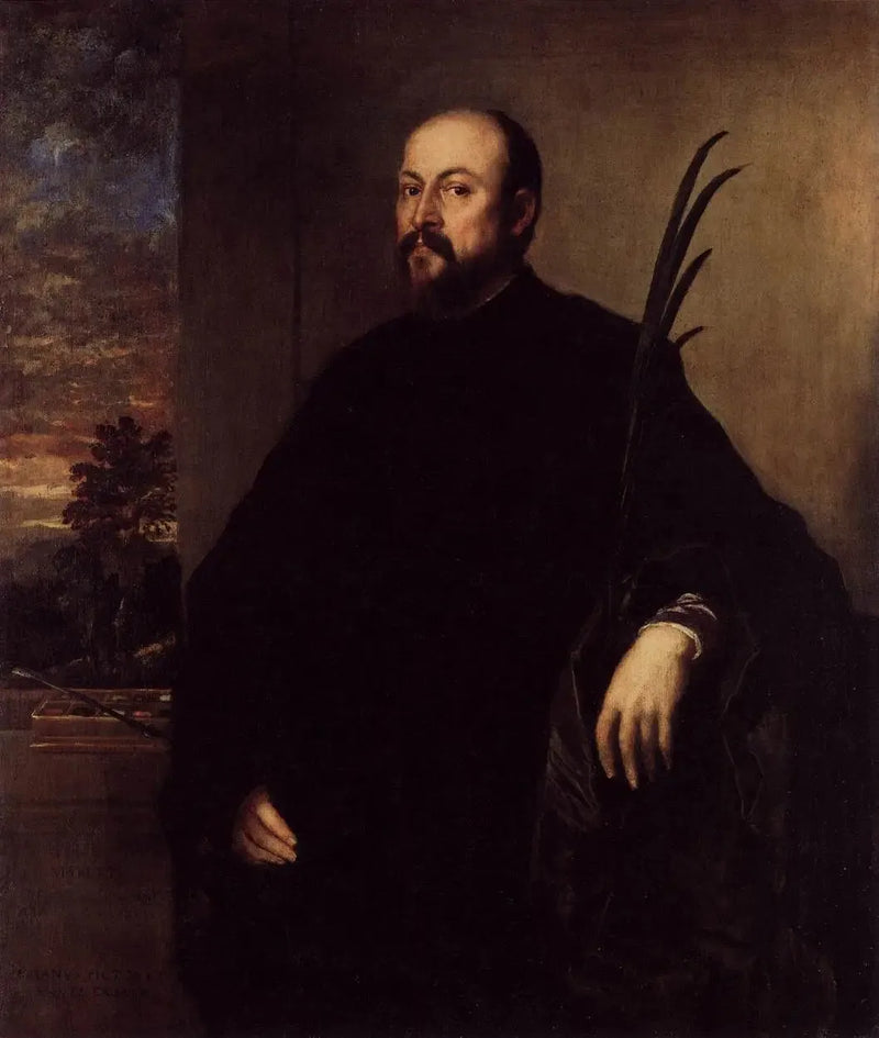 Alvise dalla Scala'nın Ressam Portresi - Titian