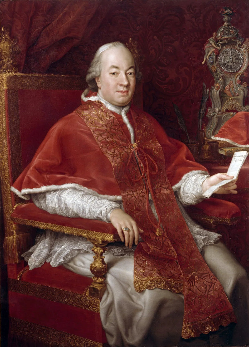 Papa Pie VI, Giovanni Angelo Braschi (1717-1799) Portresi - Pompeo Batoni