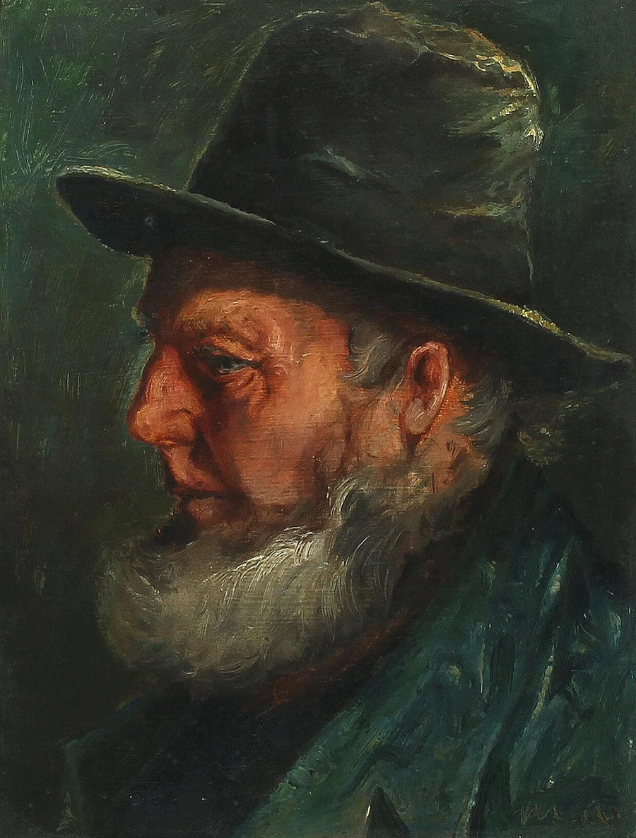 Skagenli Balıkçı Ole Svendsen Portresi - Michael Peter Ancher