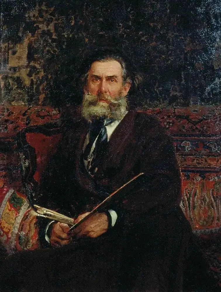 Ressam Alexeï Petrovitch Bogolioubov Portresi - Ilya Repin