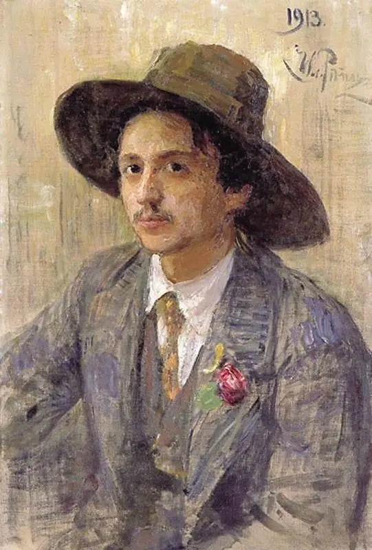 Ressam Isaak Izrailevich Brodsky Portresi - Ilya Repin