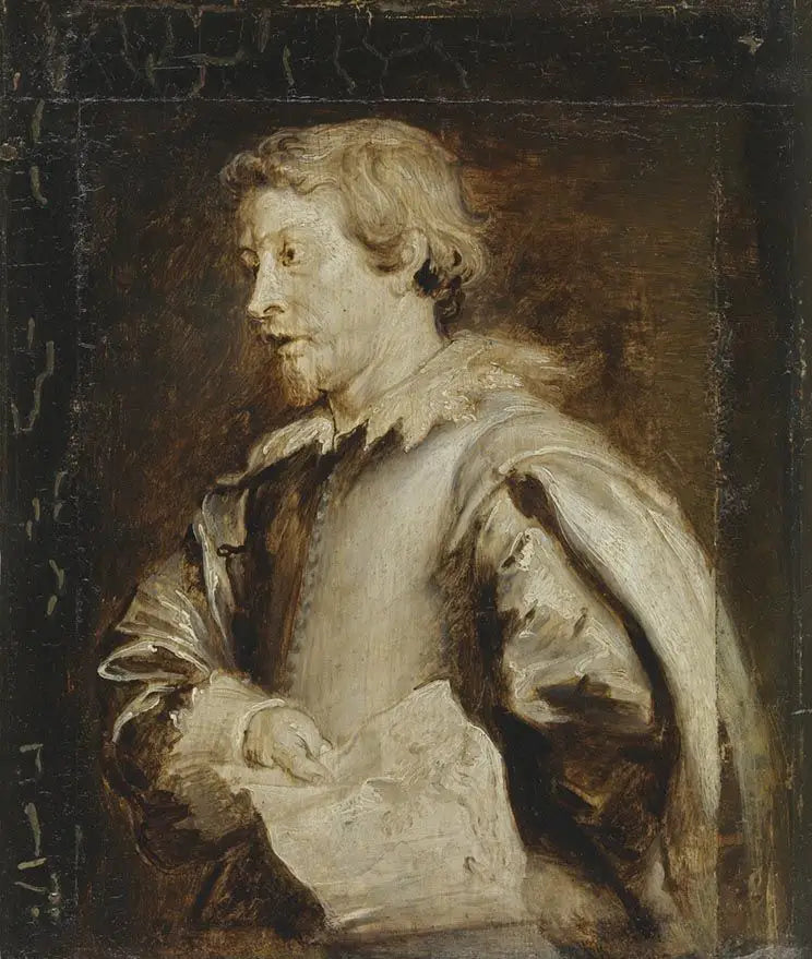 Manzara Ressamı Lucas van Uden Portresi - Antoine van Dyck