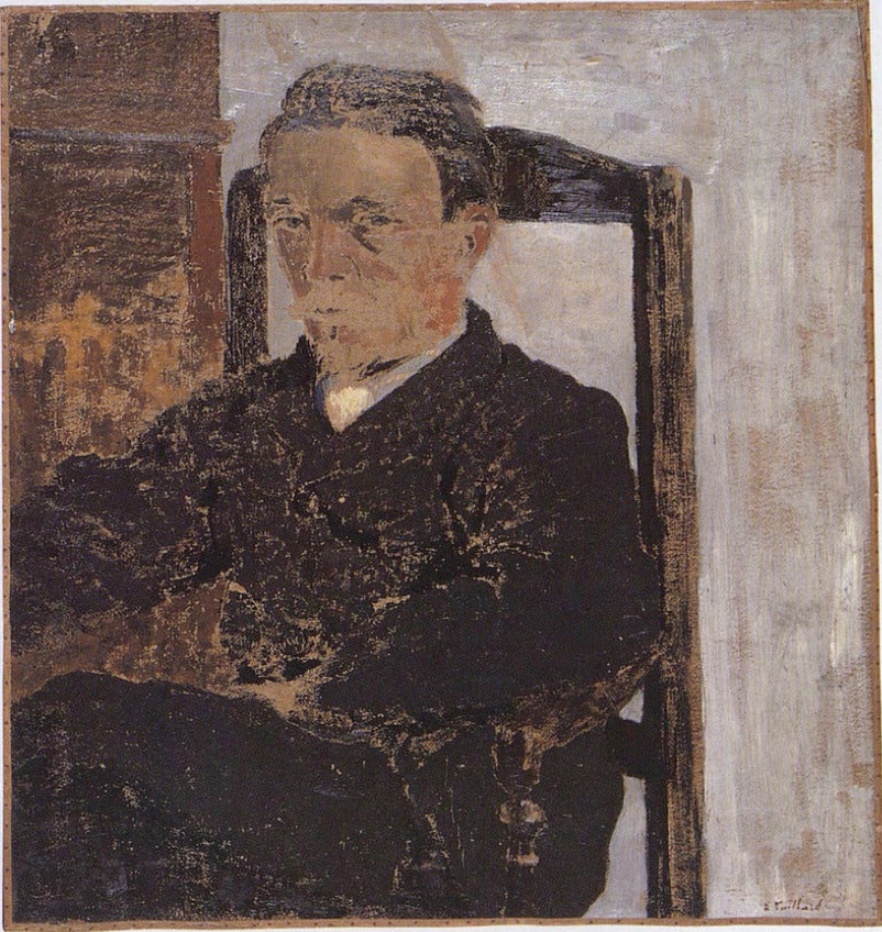 Portrait du peintre Vallotton - Édouard Vuillard