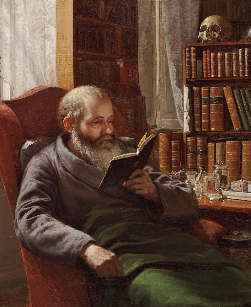 Sanatçının evlatlık babası, zoolog ve profesör Henrik Nicolai Krøyer - Peder Severin Krøyer