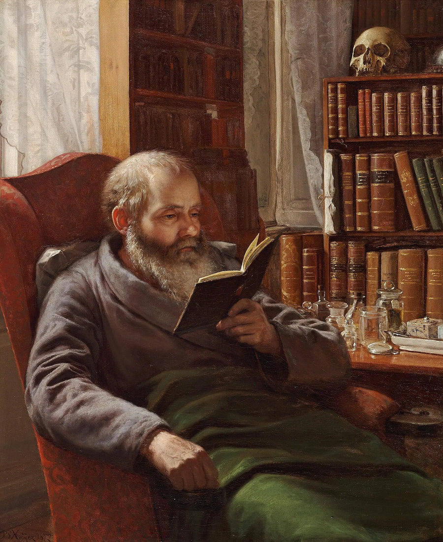 Sanatçının evlatlık babası, zoolog ve profesör Henrik Nicolai Krøyer - Peder Severin Krøyer