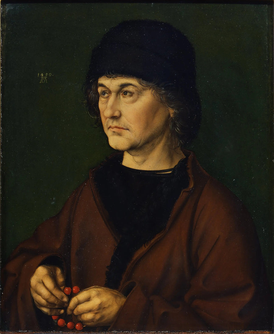 Sanatçının babasının portresi - Albrecht Dürer
