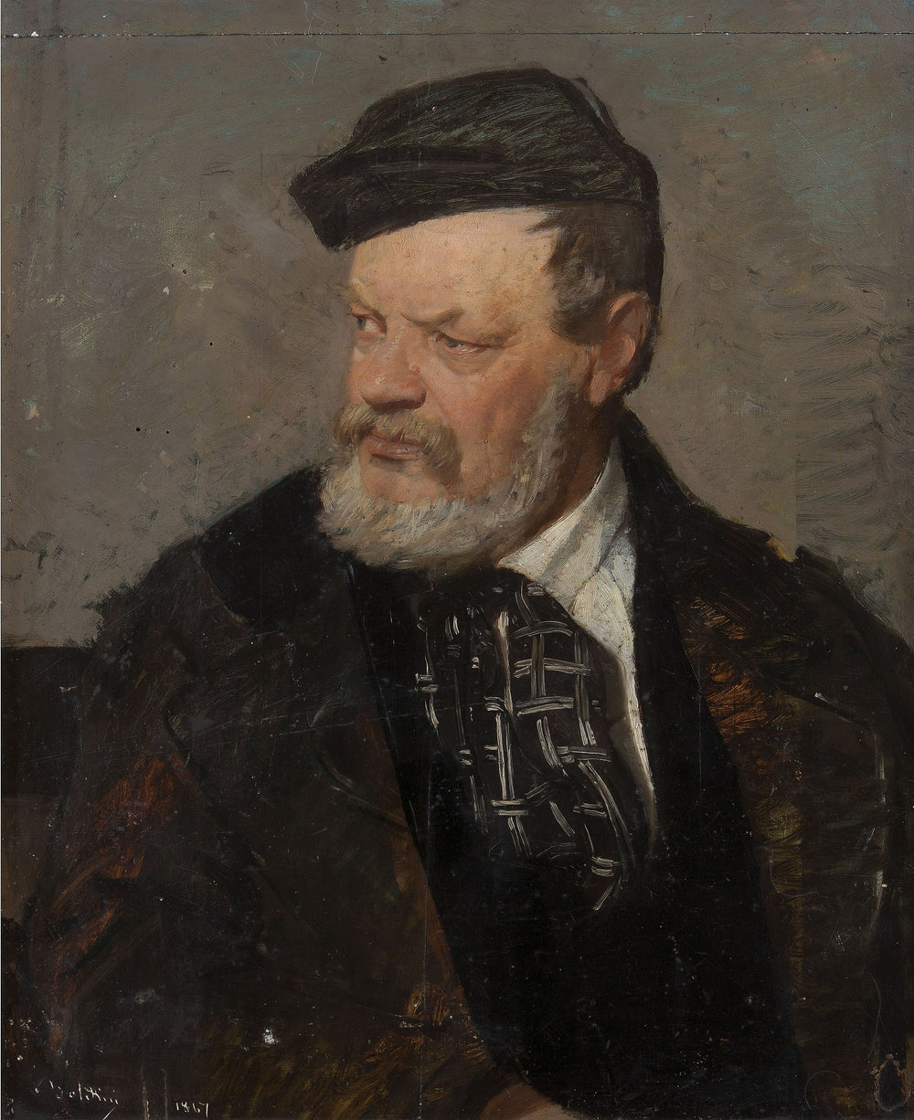 Portrait du père de l’artiste Antonio Boldini - Giovanni Boldini - Alpha Reproduction