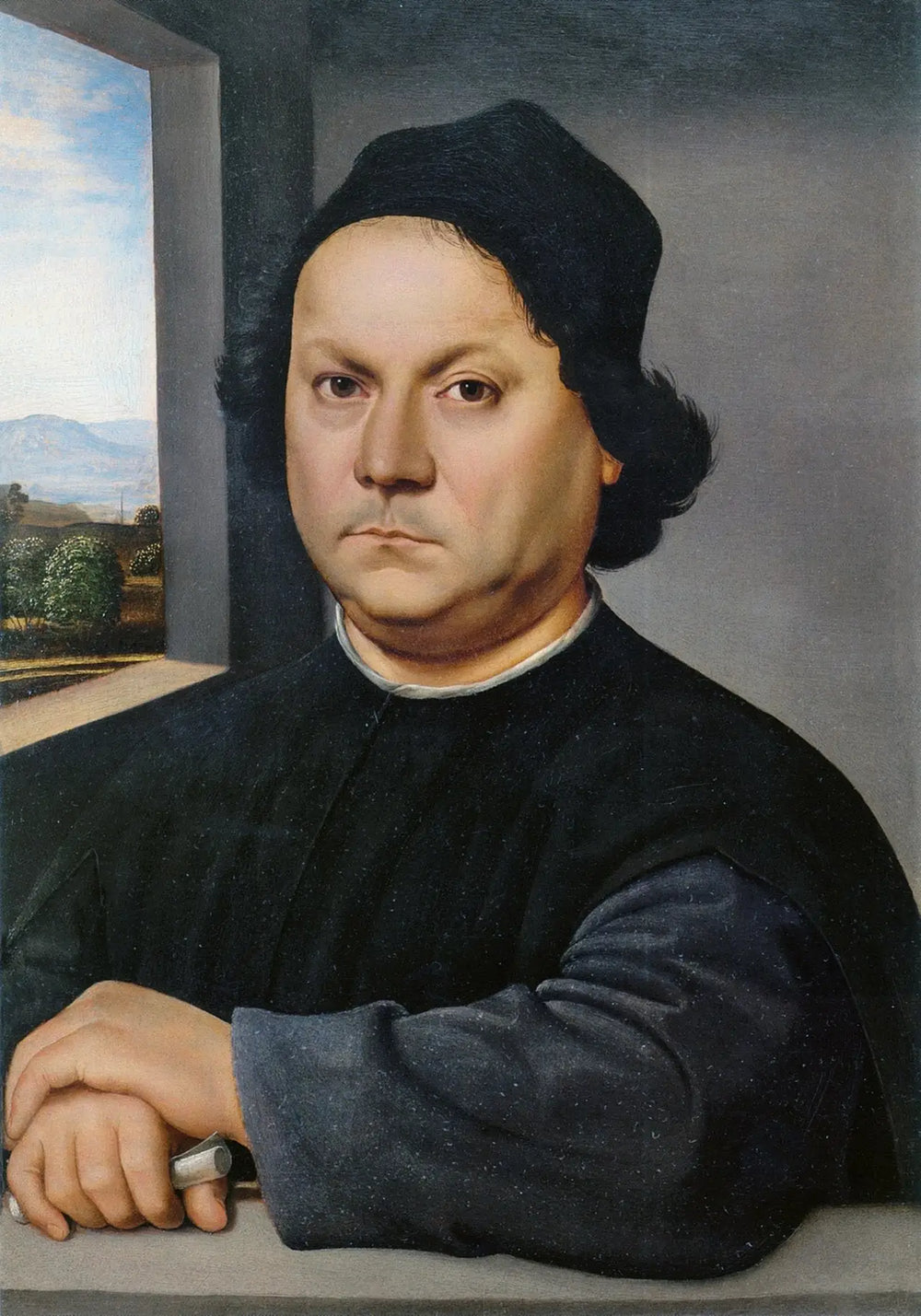 Reproduction du tableau « Portrait du Pérugin - Raphaël Sanzio » par Alpha Reproduction en peinture à l’huile