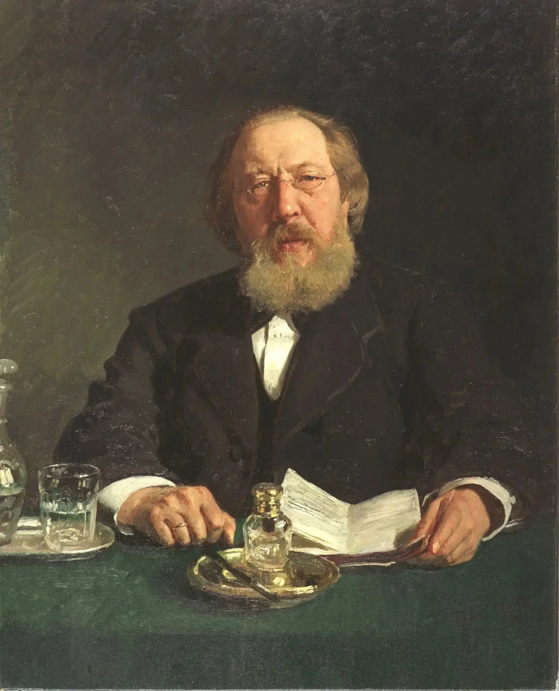 Şair ve Slavofil Ivan Sergueïevitch Aksakov Portresi - Ilya Repin