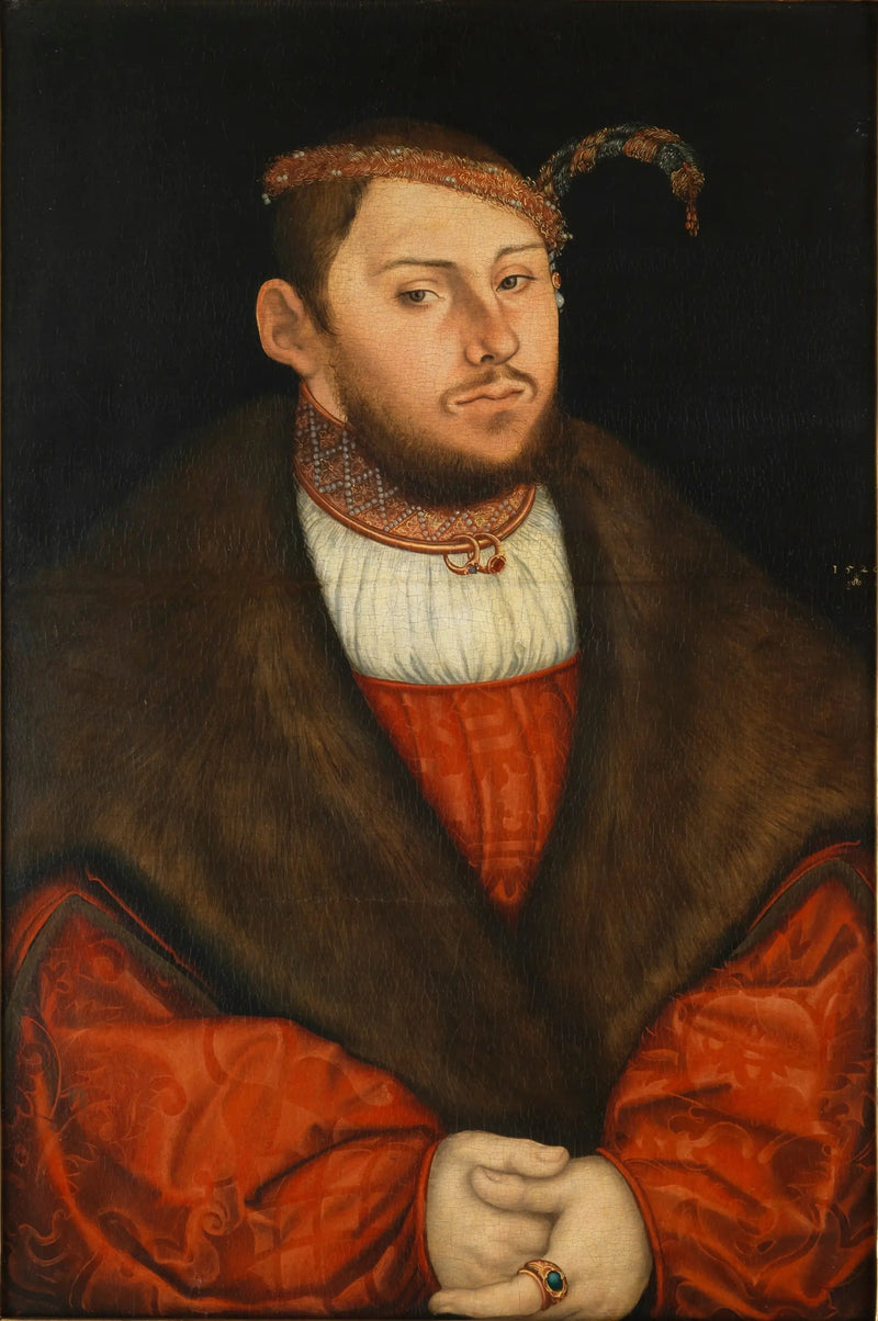 Prens-elector Johann Friedrich portresi - Lucas Cranach the Elder