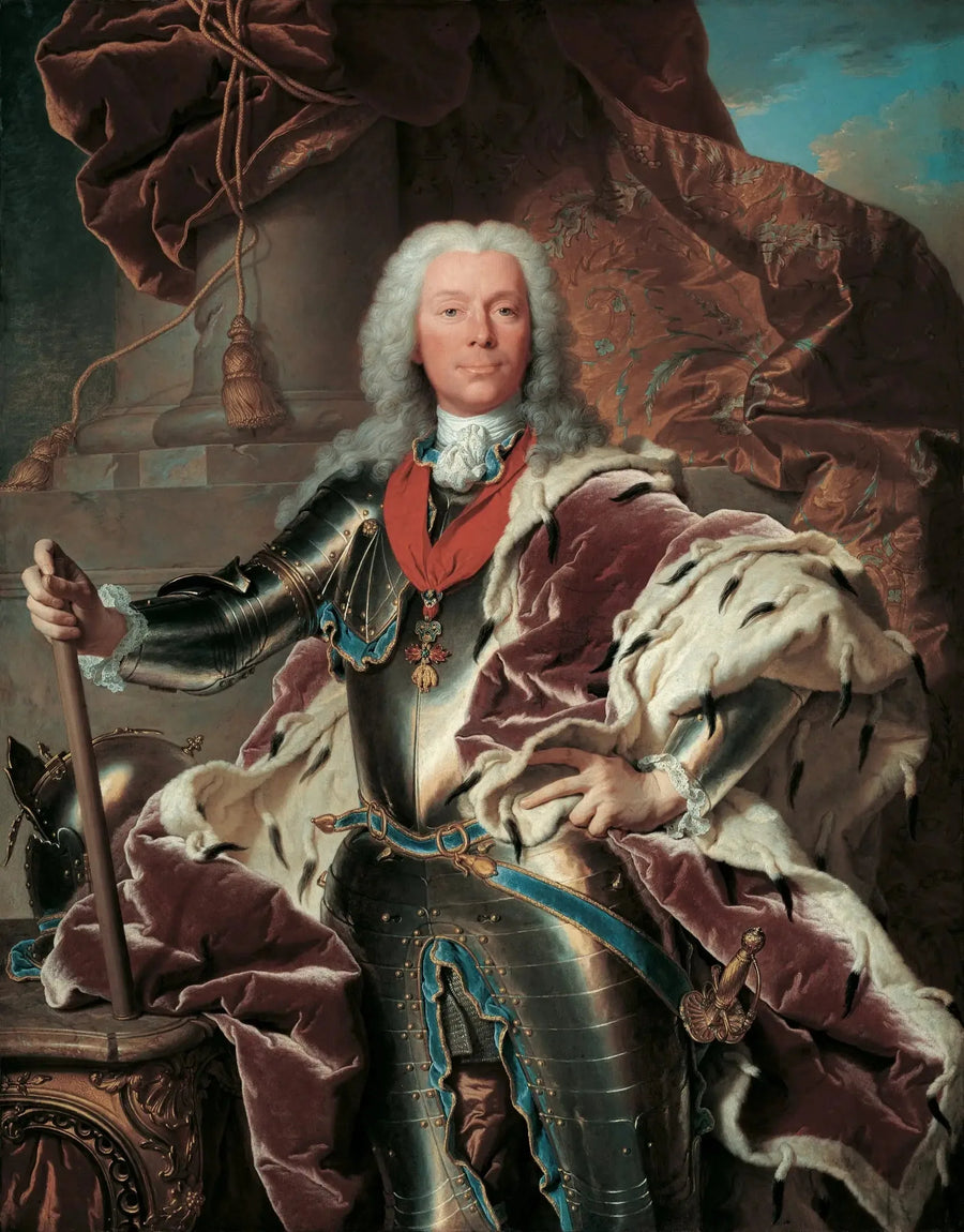 Liechtenstein Prensi Joseph Wenzel I Portraitu - Hyacinthe Rigaud