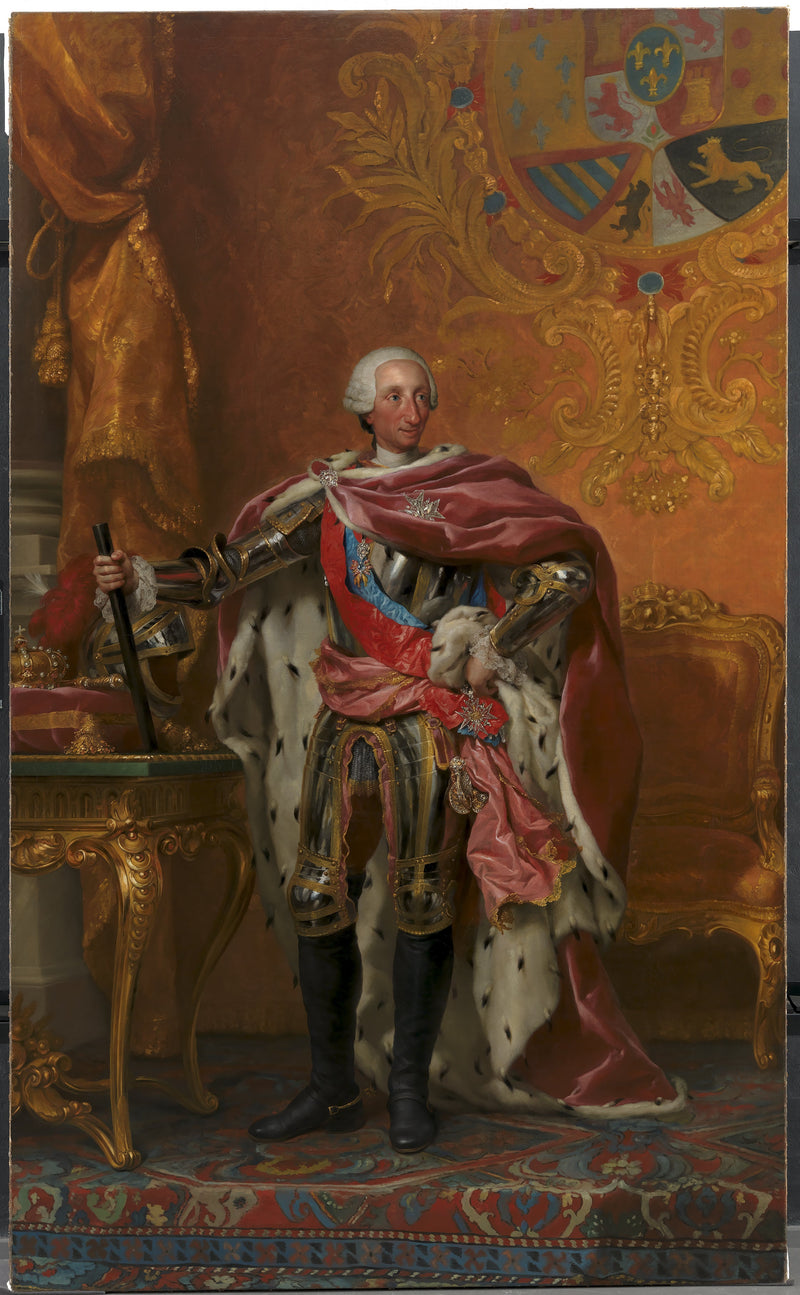 İspanya Kralı Charles III portresi - Anton Raphael Mengs