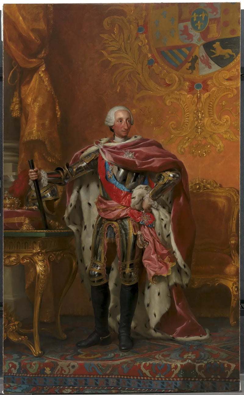 İspanya Kralı Charles III portresi - Anton Raphael Mengs