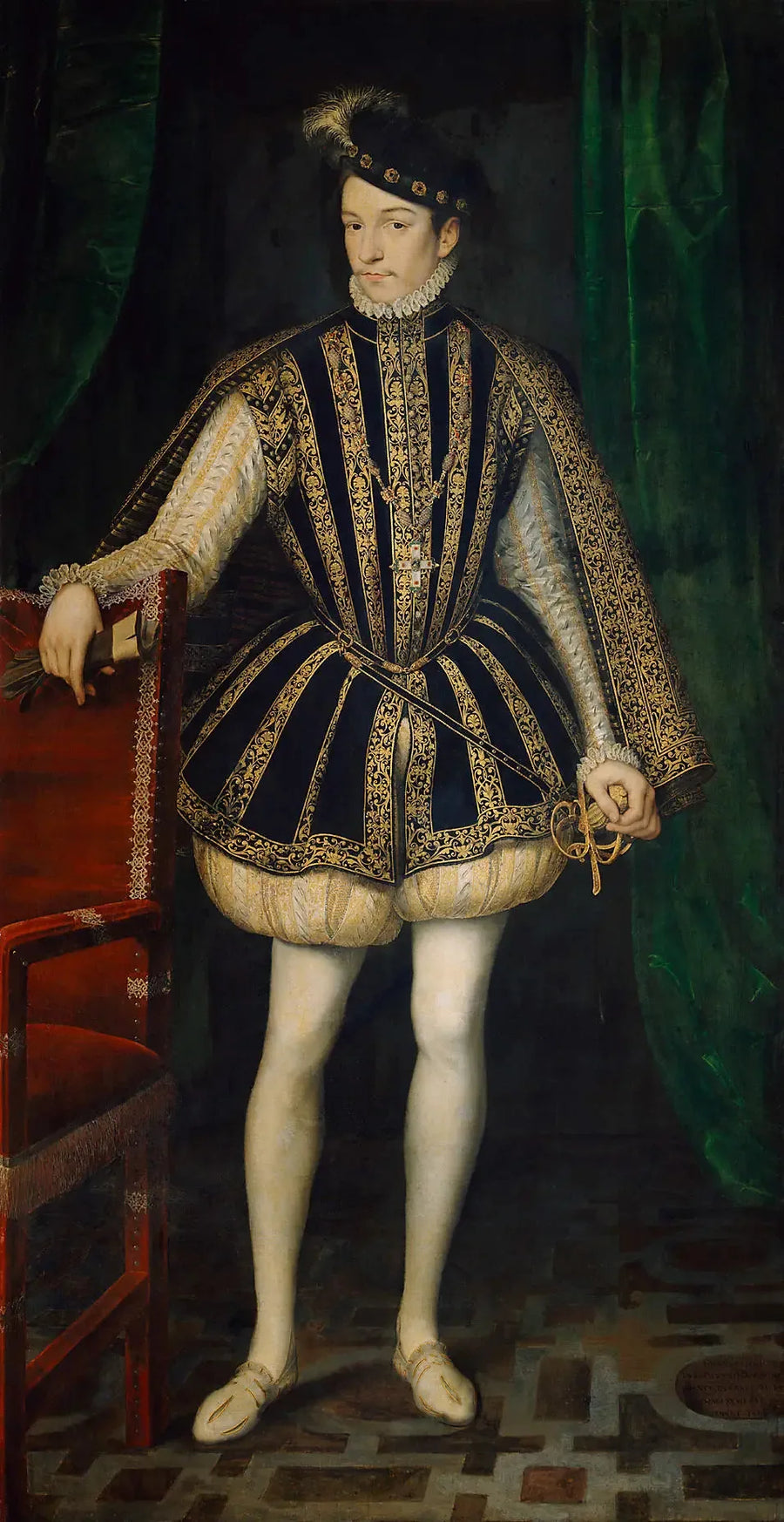 Fransa Kralı Charles IX Portresi - François Clouet
