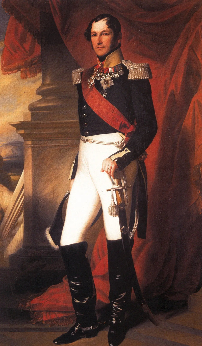 Kral Léopold I'in üniformasında portresi - Franz Xaver Winterhalter