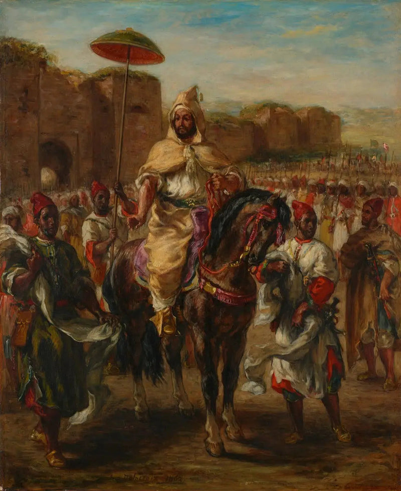 Fas sultanının portresi - Eugène Delacroix