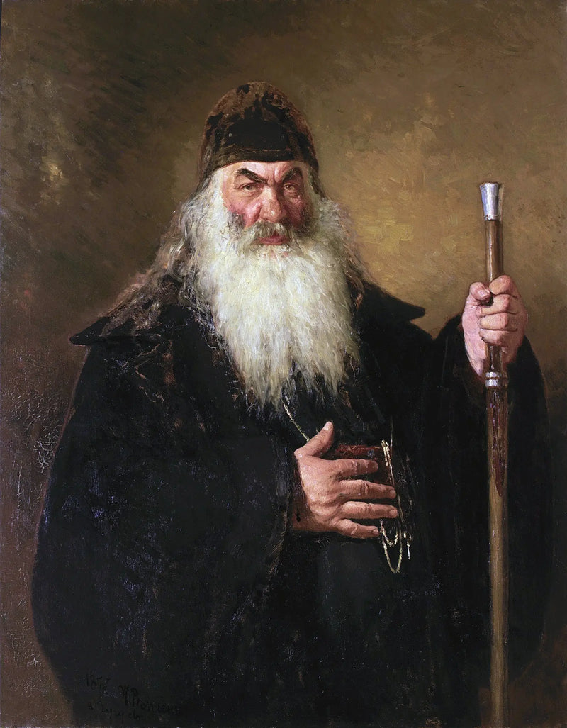Bir başpiskopos portresi - Ilya Repin