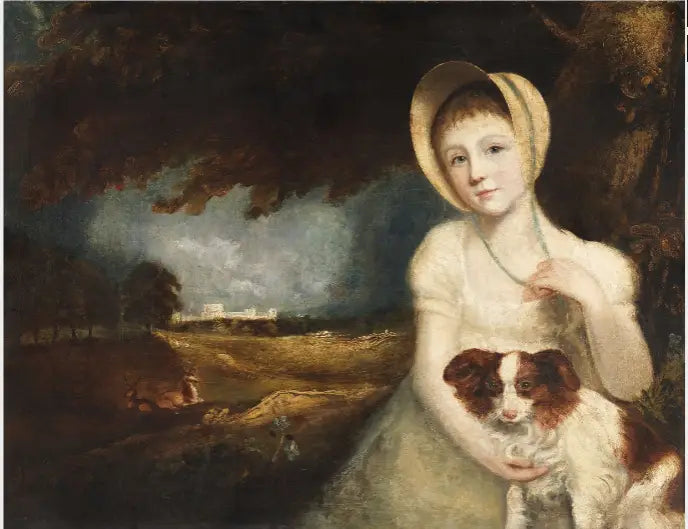 Bir Çocuk ve Köpeği Portresi - John Constable