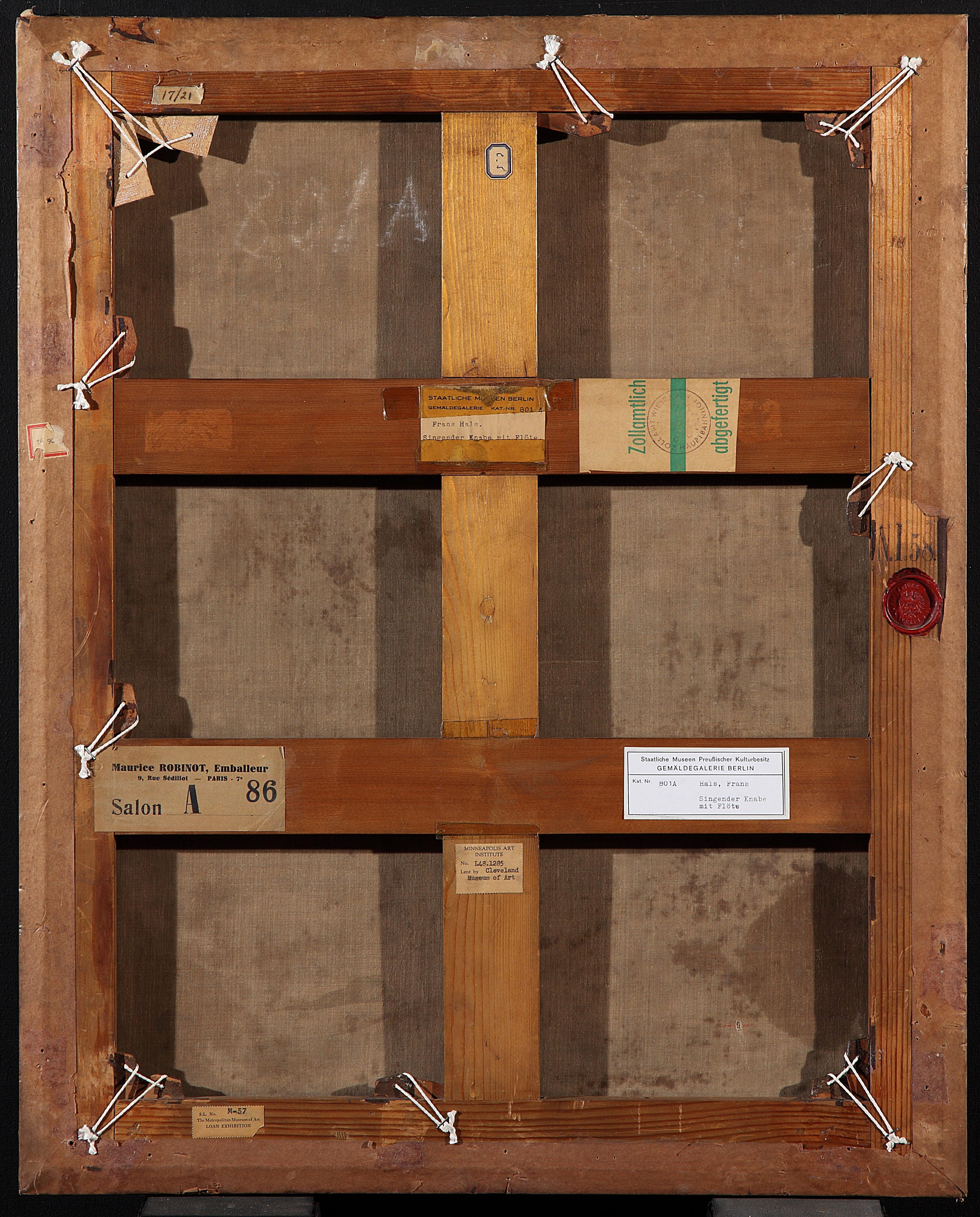 Portrait d'un garçon avec une flûte - Frans Hals