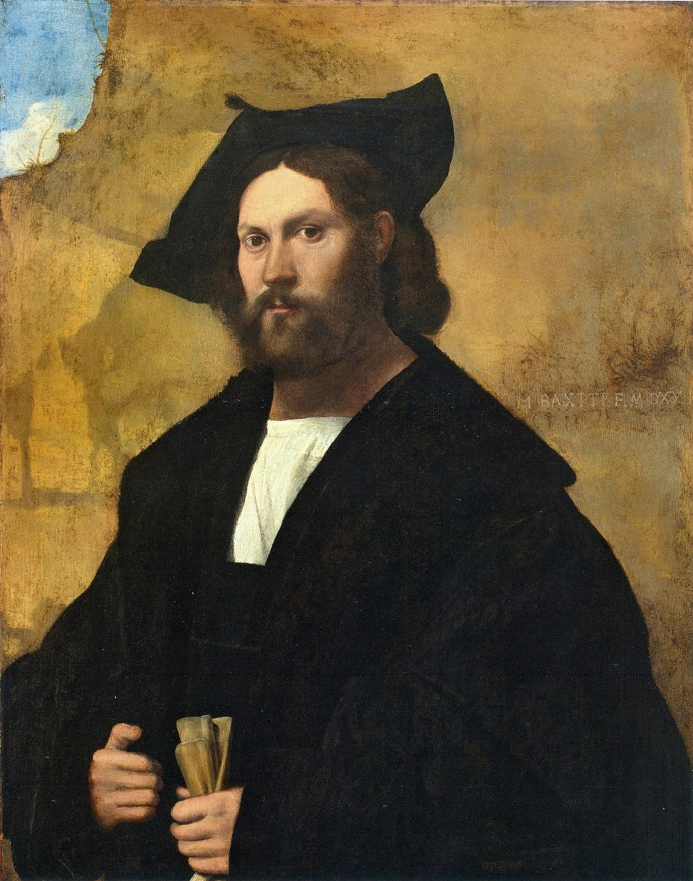 Portrait d’un gentleman en noir - Marco Basaiti - Alpha Reproduction