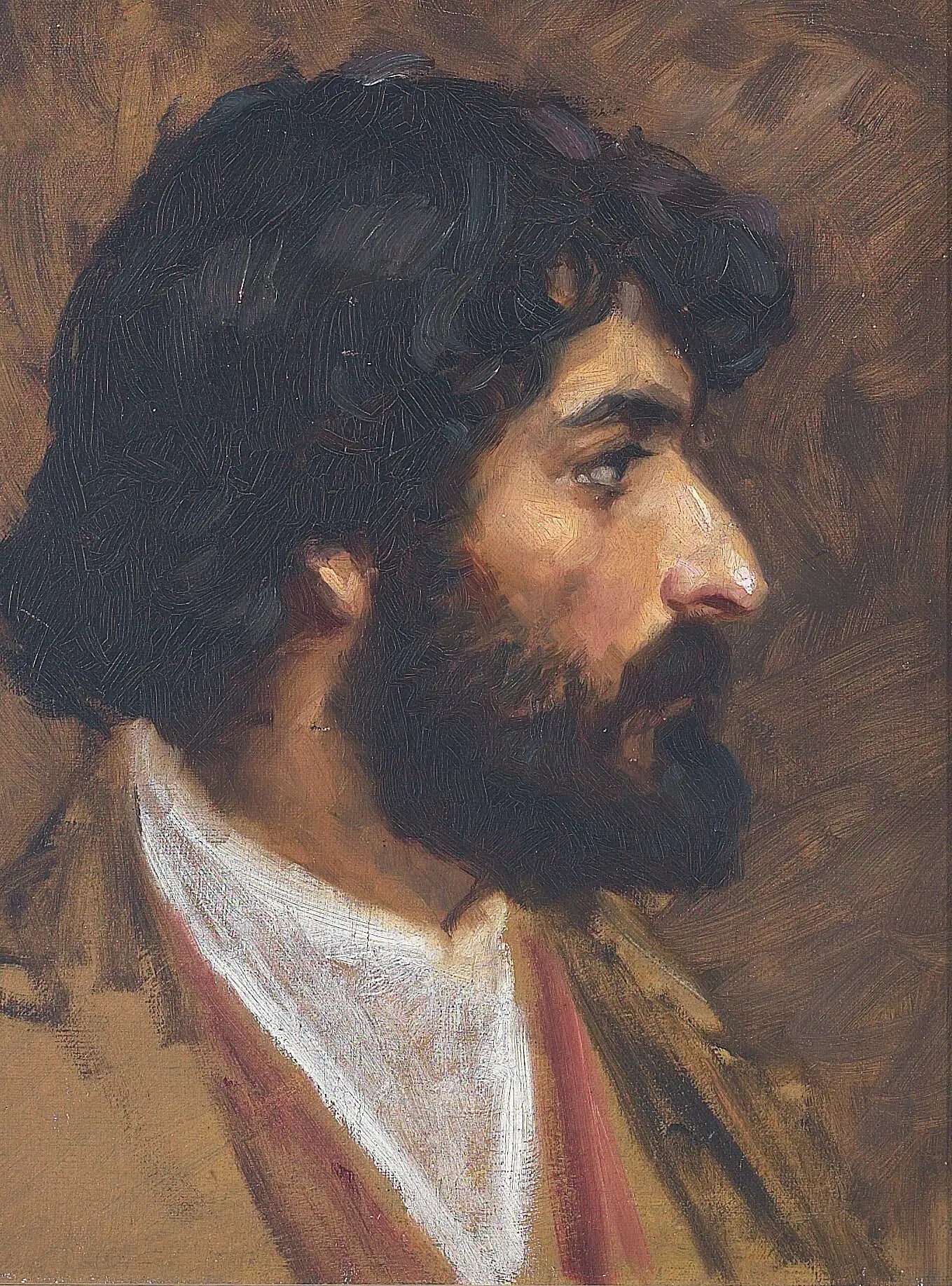 Portrait d’un homme égyptien. - H. A. Brendekilde - Alpha Reproduction