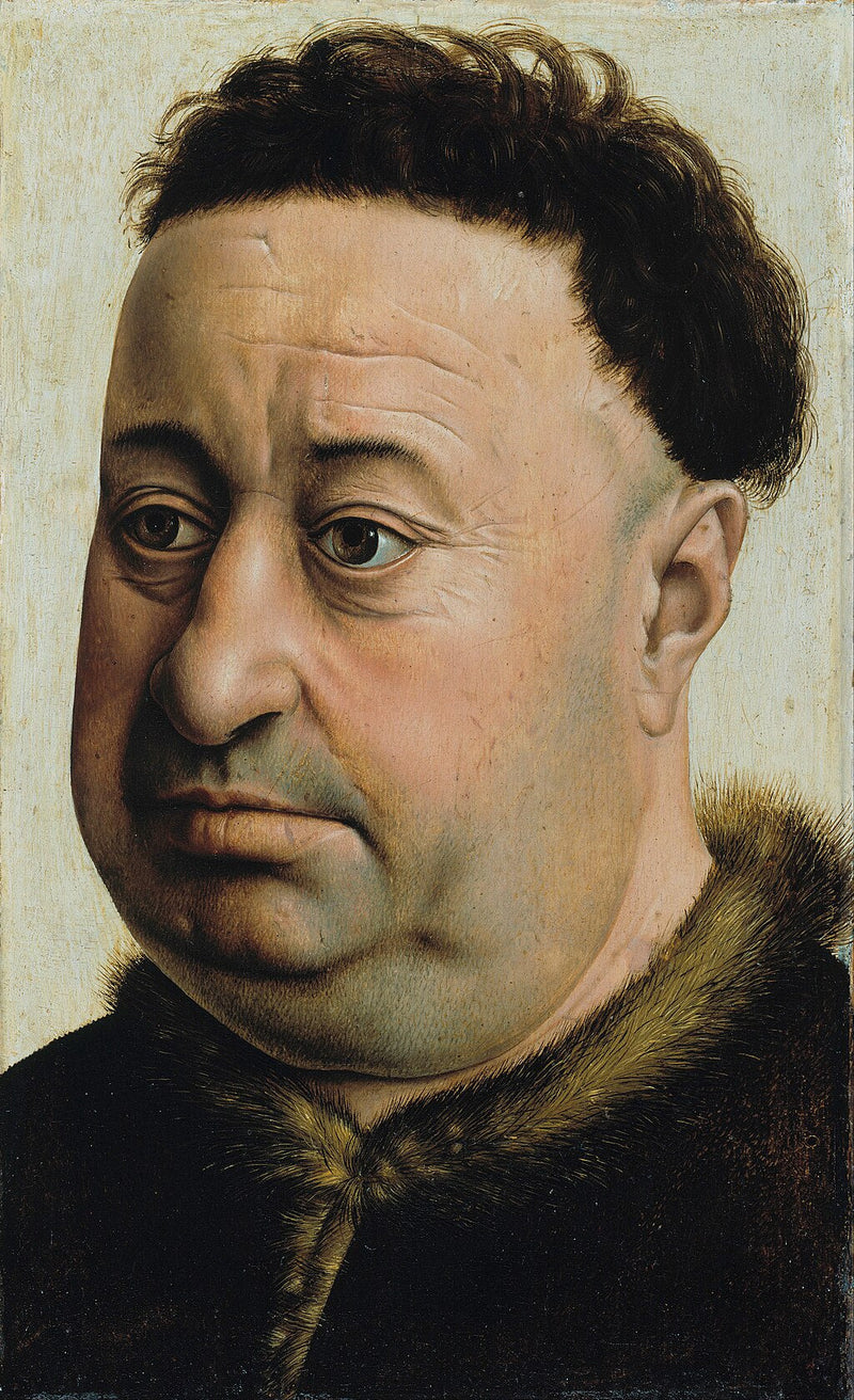 İri Bir Adamın Portresi - Robert Campin