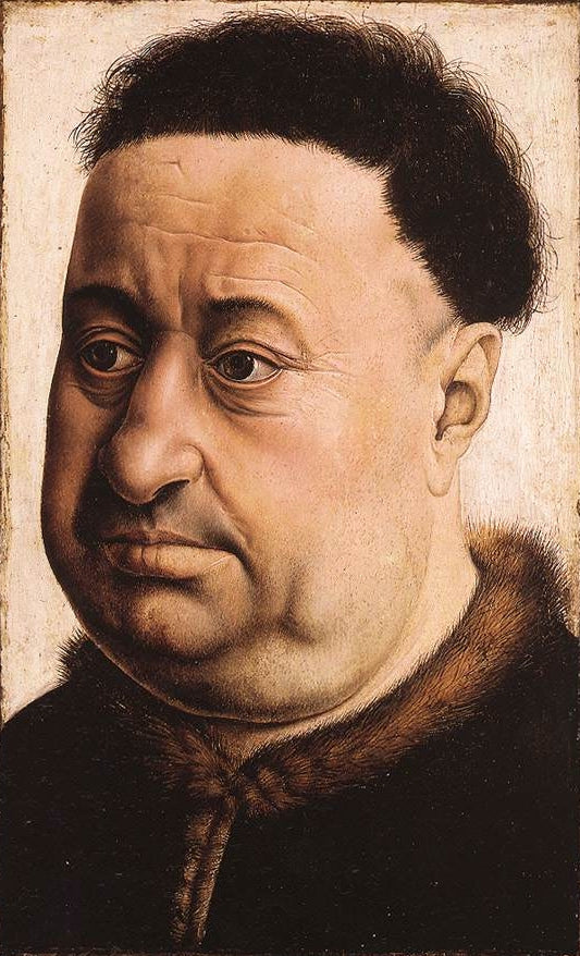 İri Bir Adamın Portresi - Robert Campin
