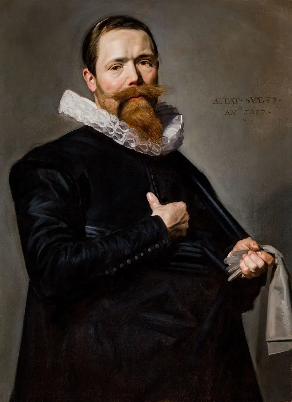 portrait d’un homme inconnu - Frans Hals - Alpha Reproduction