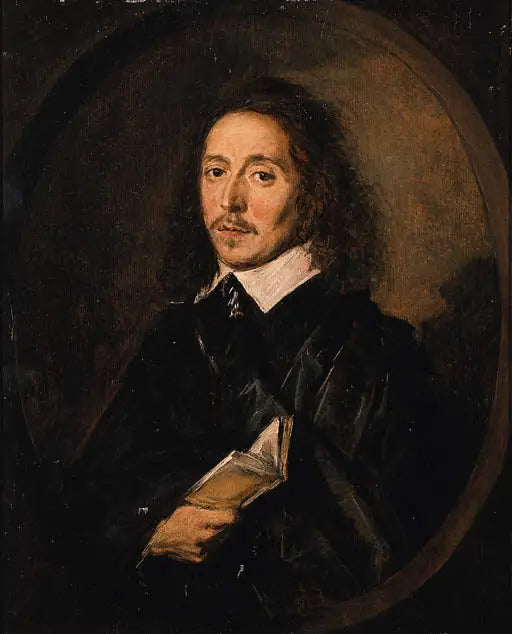 Bir Açık Kitap Tutan Adam Portresi - Frans Hals