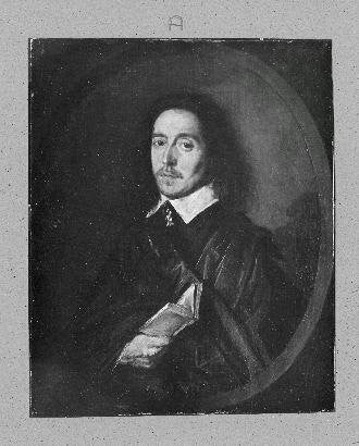 Portrait d'un homme tenant un livre ouvert - Frans Hals