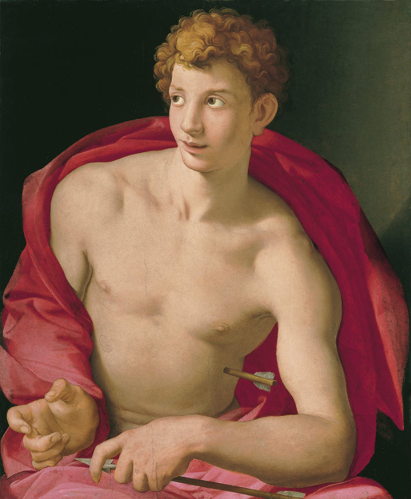 Saint-Sébastien'da Genç Birinin Portresi - Bronzino