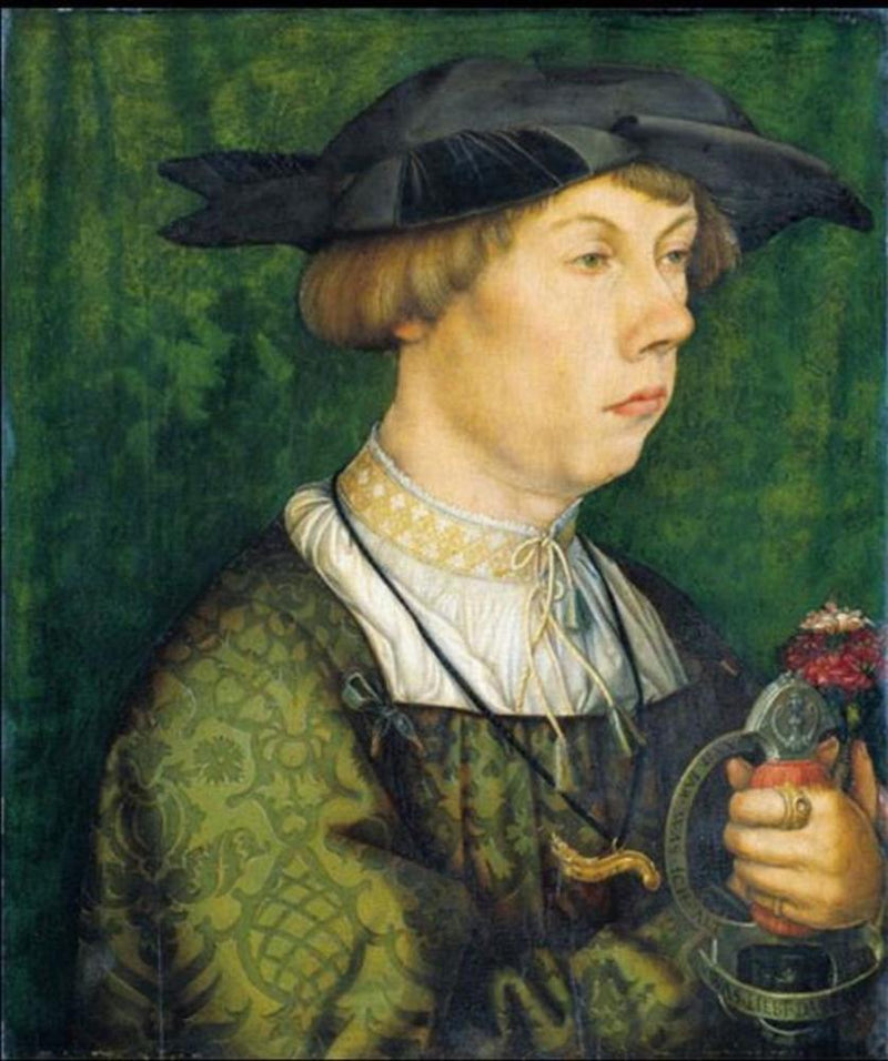 Augsburg Weiss ailesinden bir üyenin portresi - Hans Holbein the Elder
