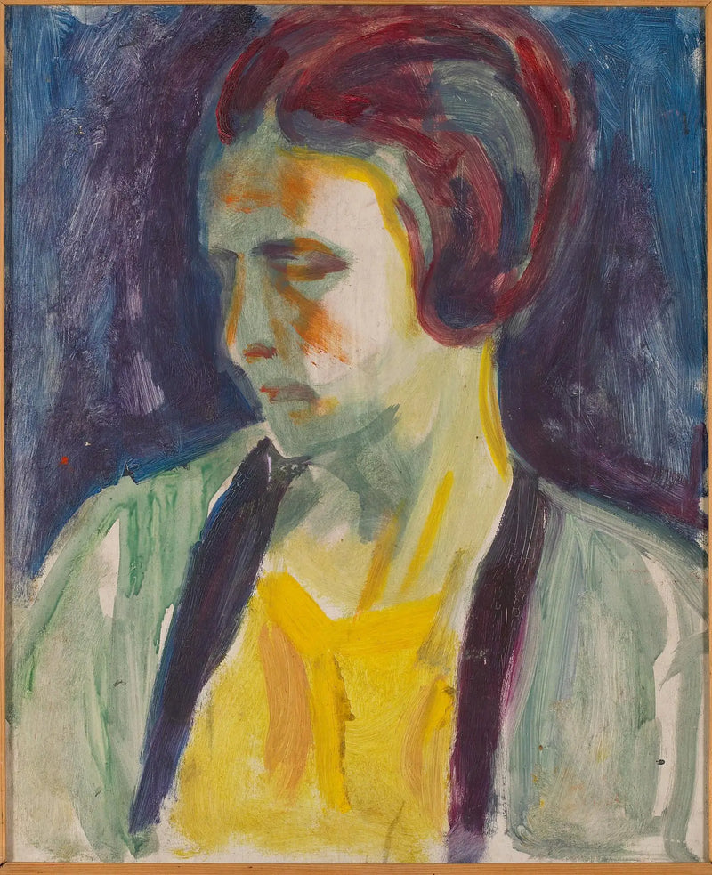 Bir Kadın Modelin Portresi - Edvard Munch