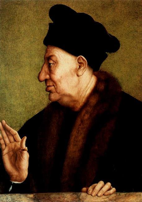 Bir yaşlı adamın profil portresi - Quentin Metsys