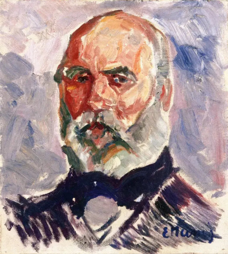 Yaşlı Bir Adamın Portresi - Edvard Munch